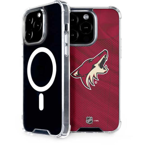 NHL Arizona Coyotes Home Jersey iPhone 15 Pro MagSafe Case